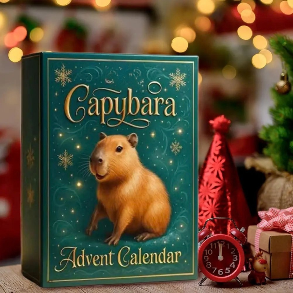 Kletshuts™ CapybaraAdvent: Sødt Og Sjovt Feriegave Capybara Julekalender