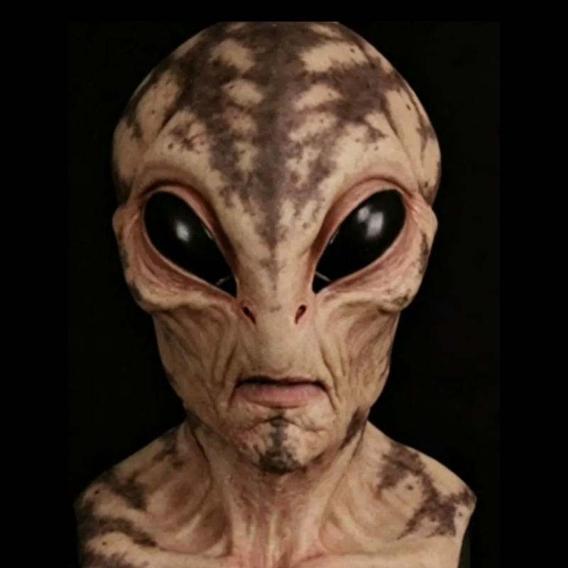 AlienMask - Halloween Kostume Ultra-Realisme Alien Maske