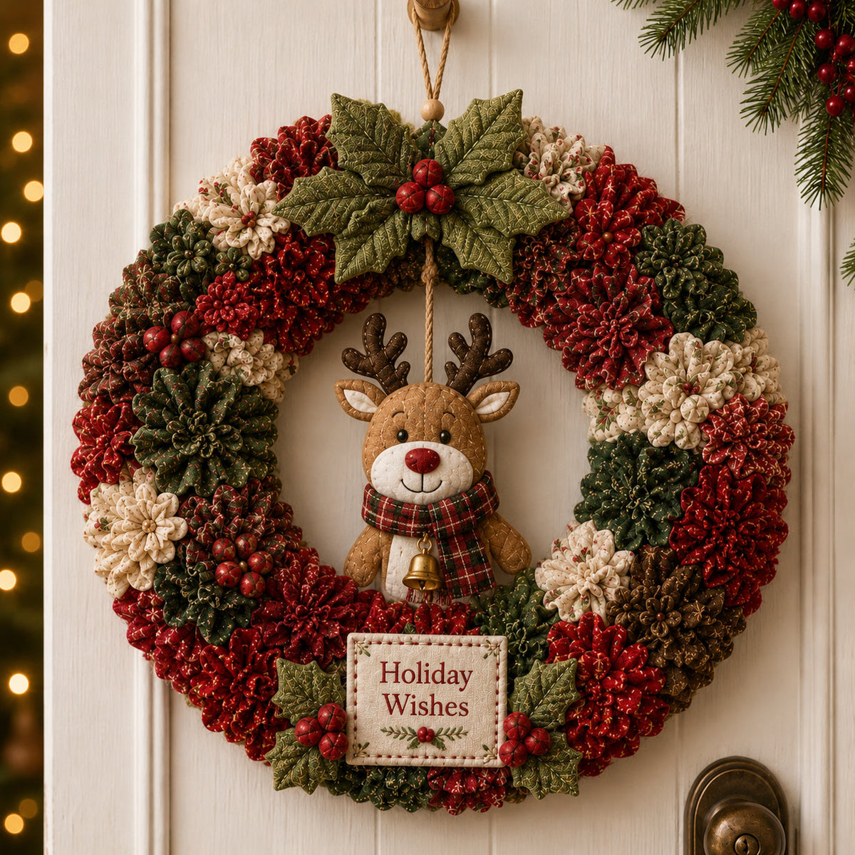 DIYWreath - Lav Det Selv Poke Craft Art Krans Jul Holiday Dekor