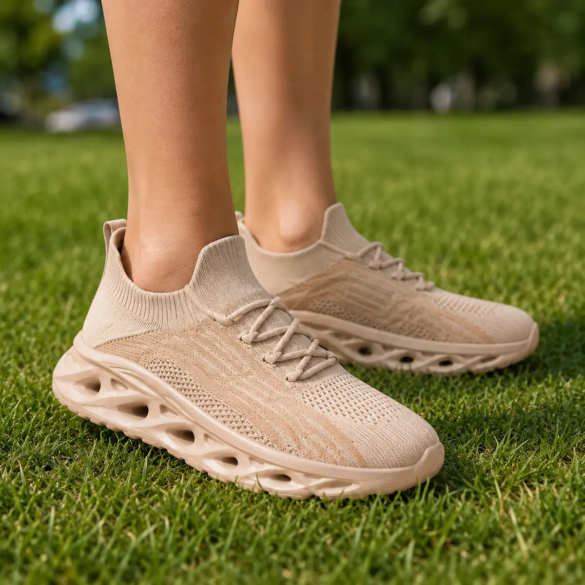 Ortopædiske gåsko med bred tåboks og fodstøtte – unisex komfortsneakers