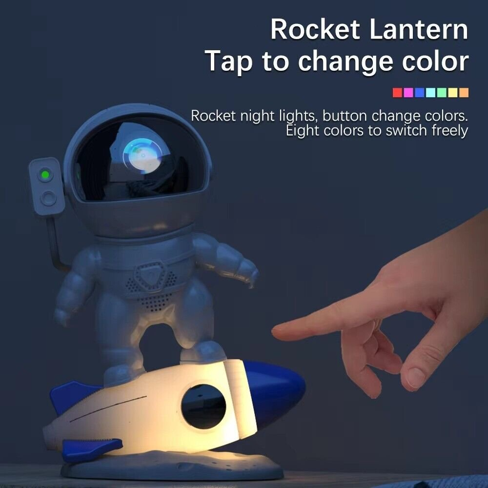 Ledsen™ AstronautProjector – LED Astronaut Galaxy Projektor Nat Lys