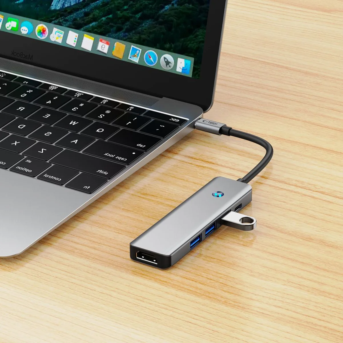 MultiAdapter™ – Universel Multi-Port 5-i-1 USB-C Adapter