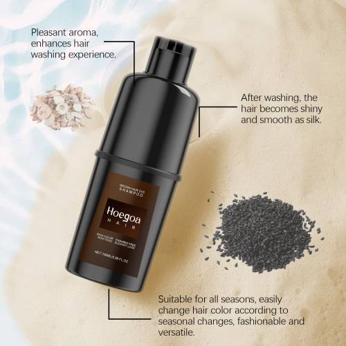 Mild farveshampoo til farvning derhjemme
