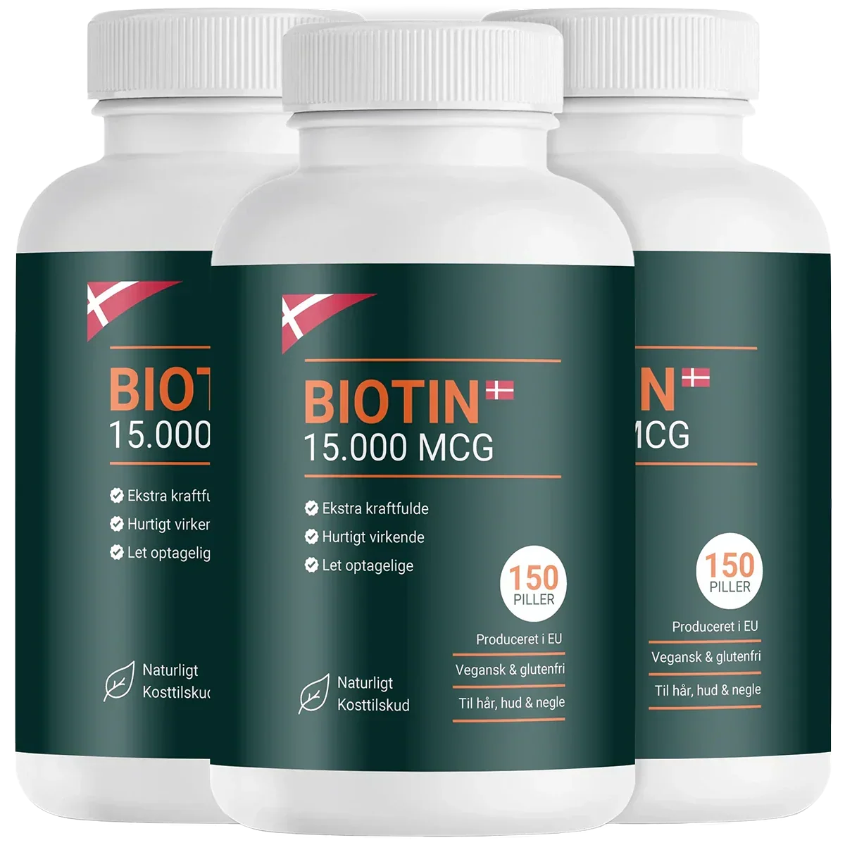 Biotin 15.000 µg – 300 kapsler – produktbillede 8