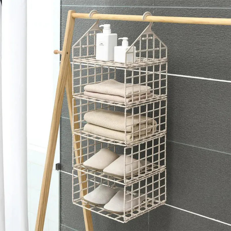 GlideHold® HangingOrganizer: Pladsbesparende Multi-Lags Vertikal Hængende OpbevaringsOrganizer