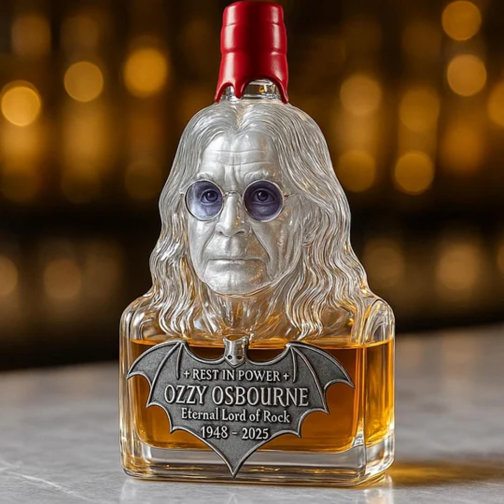 LiquorBottle™: Ozzy Osbourne Begrænset Udgave Hyldest Karaffel Spiritus Flaske