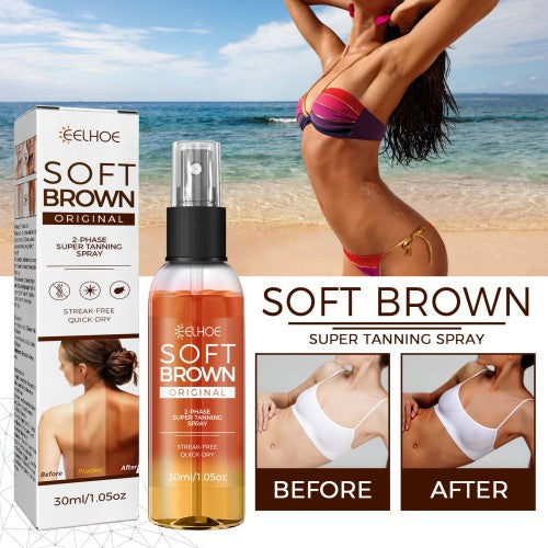 Bronzing kropsoliespray med solsikke og valnød