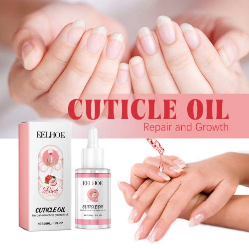Neglebåndsolie med fersken, jojoba og kamelia
