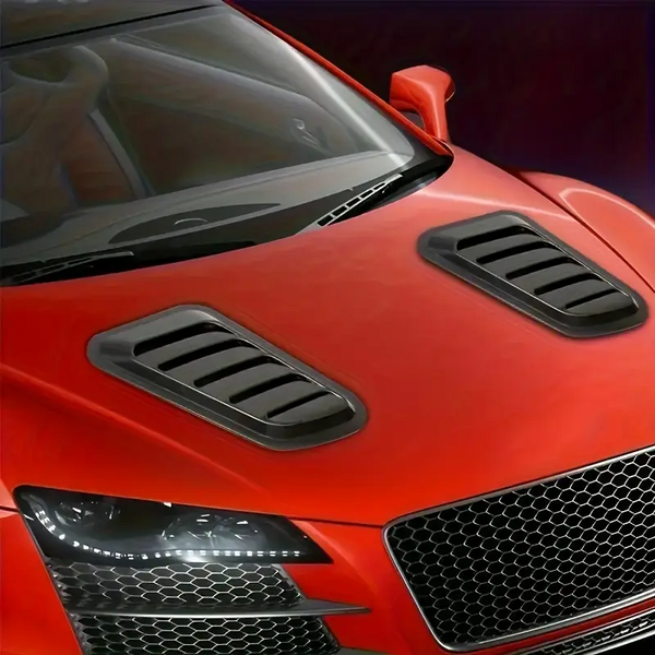 CarHood 1+1 GRATIS - Universel Bilhætte Scoop Dekorativ Ventilation