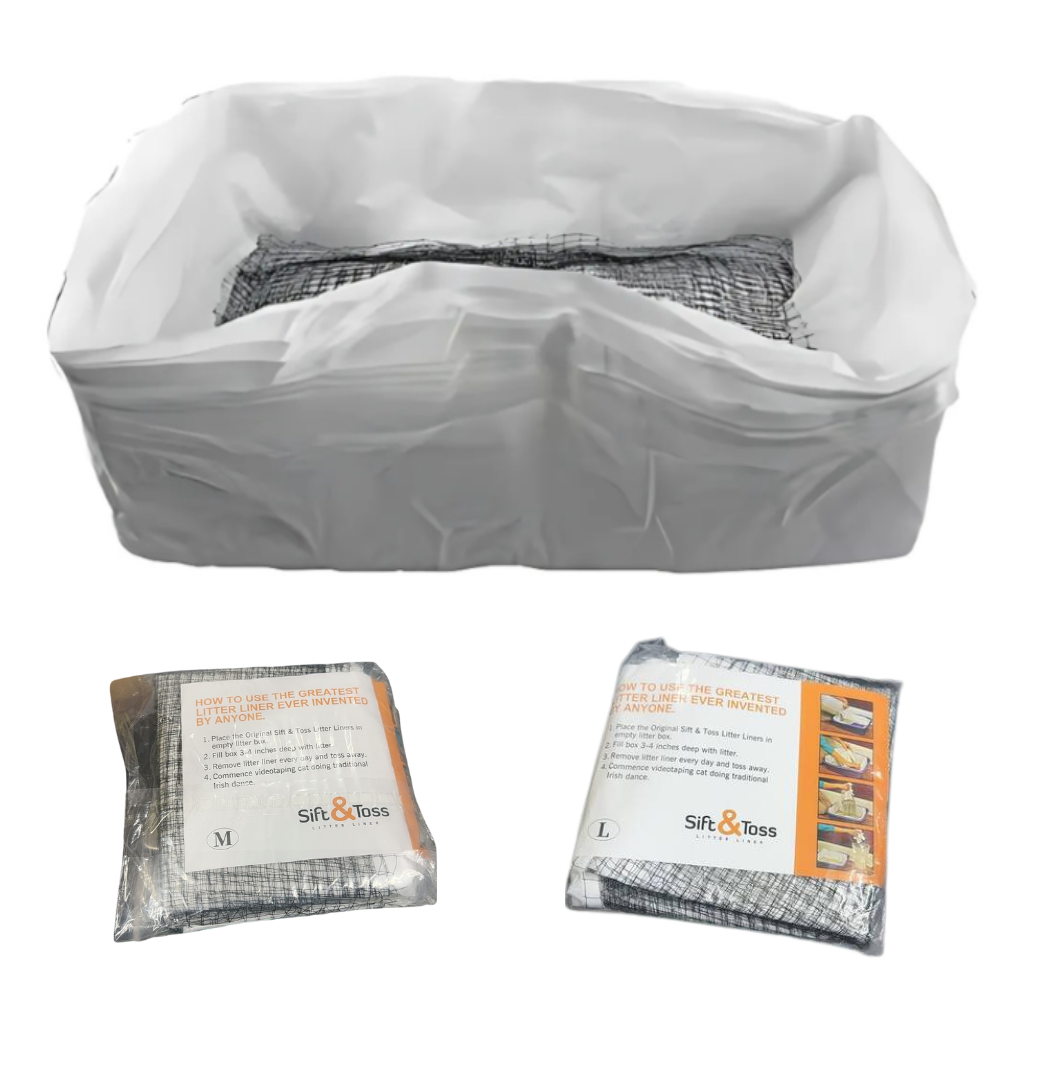 Catfri® WasteFilter 1+1 GRATIS: Genanvendelige Katte Strø Liners Til Affald Fjernelse
