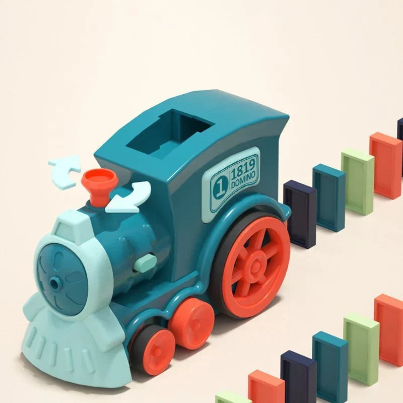 Kletshuts™ DominoTrain - Automatisk Domino Lægning Tog Sæt