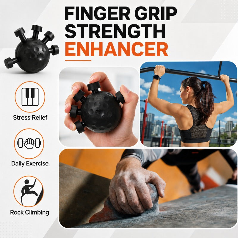 GripFlex 1+1 GRATIS: Uafhængig Finger Grip Fleksibilitet Og Styrketræner Værktøj