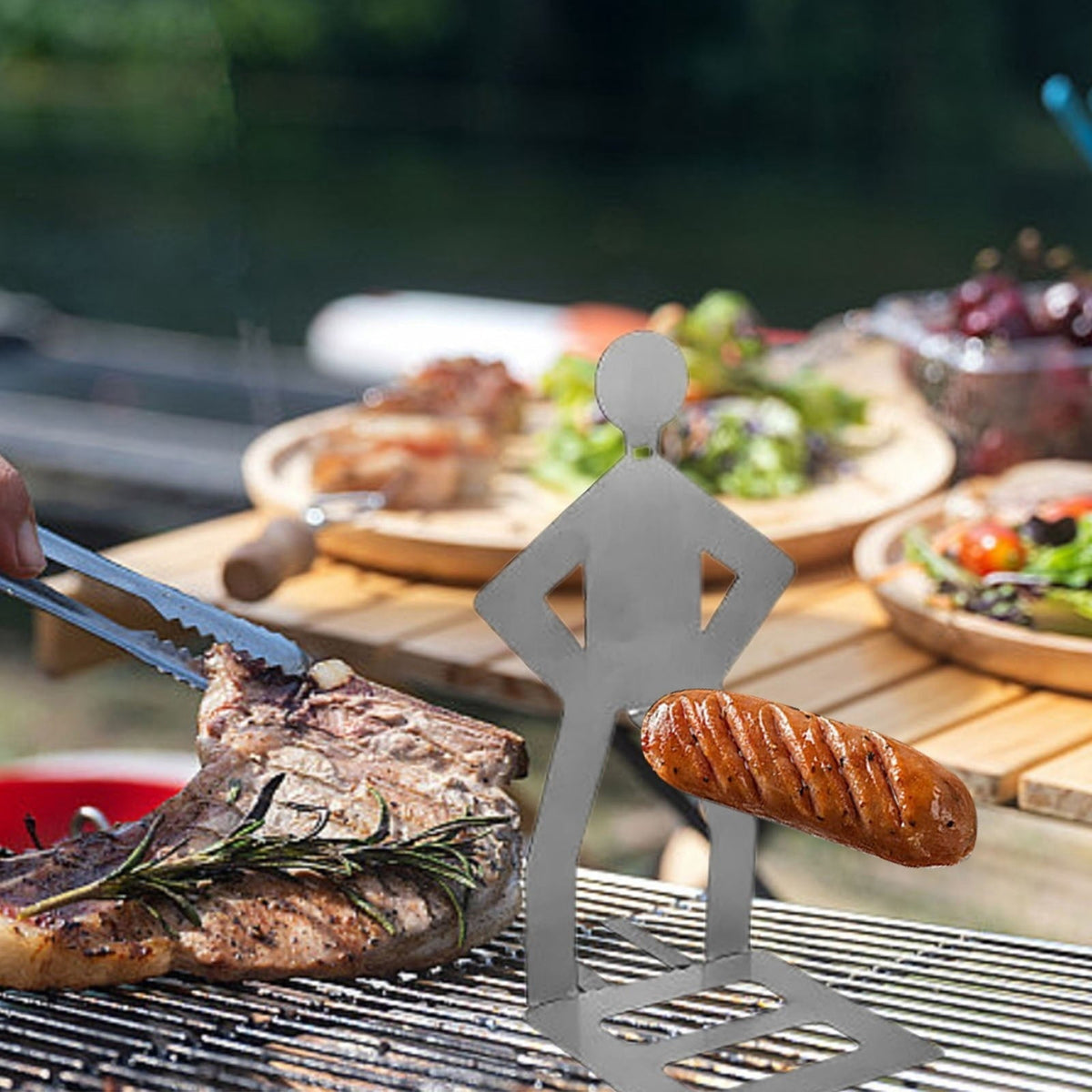 Globetrek° HotdogHolder 2+2 GRATIS: Sjov BBQ, Hotdog Og Pølse Grill Holder