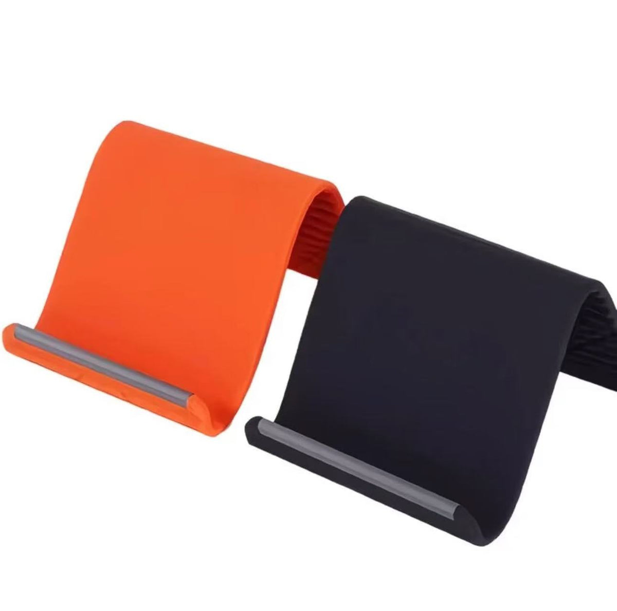 Sammenfoldelig silikone-holder til telefon og laptop