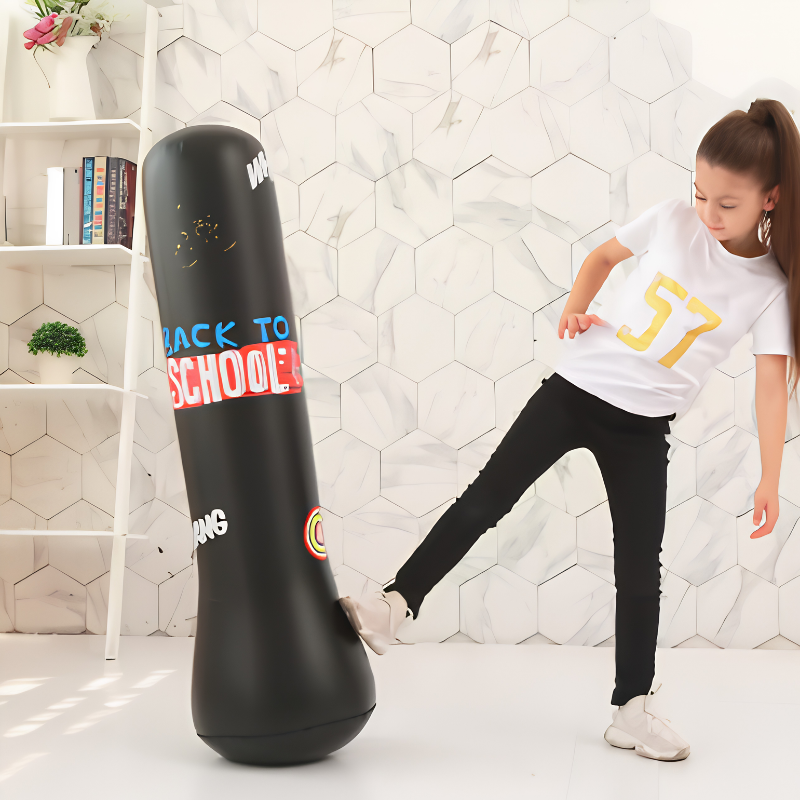 Kletshuts™ InflatableBoxing: Oppustelig Boxningsmålpose Til Træning