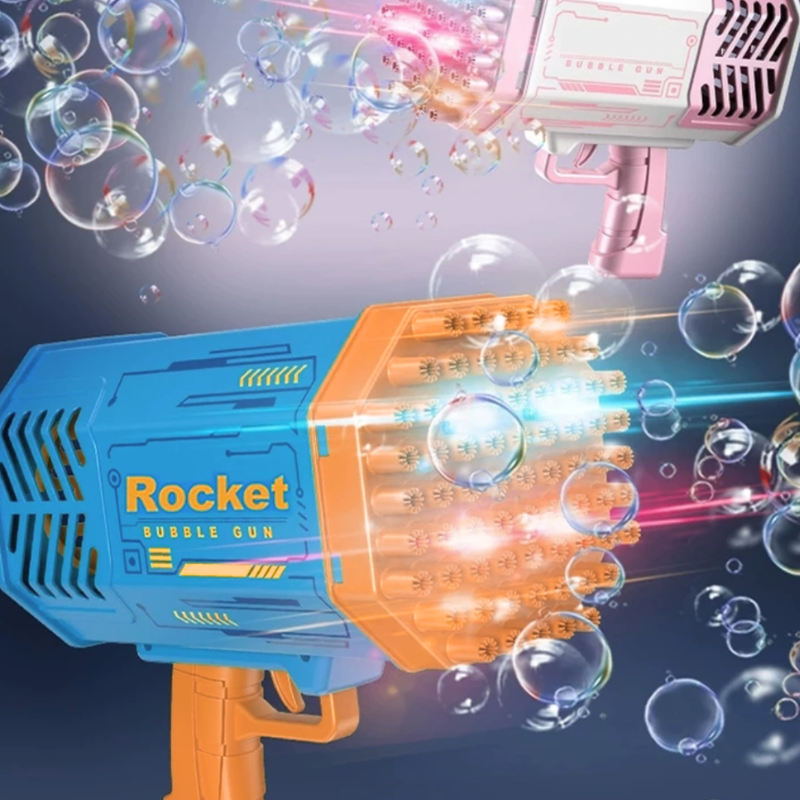 Kletshuts™ BubbleGun – Automatisk Sæbe Raket Boble Pistol Blæser Legetøj