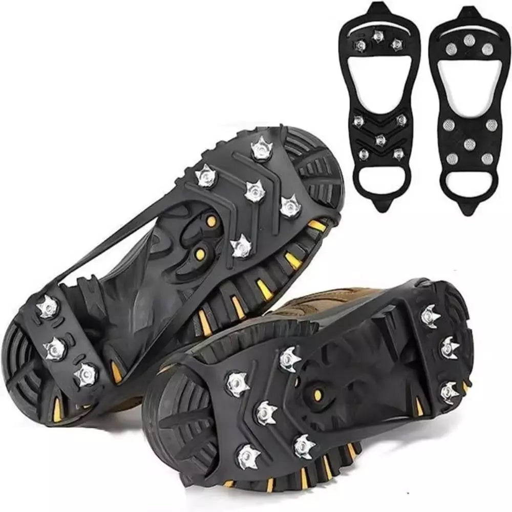ShoeGrips 1+1 GRATIS: Holdbare Anti-Skrid Sikker Udendørs Gå-Sko Grips