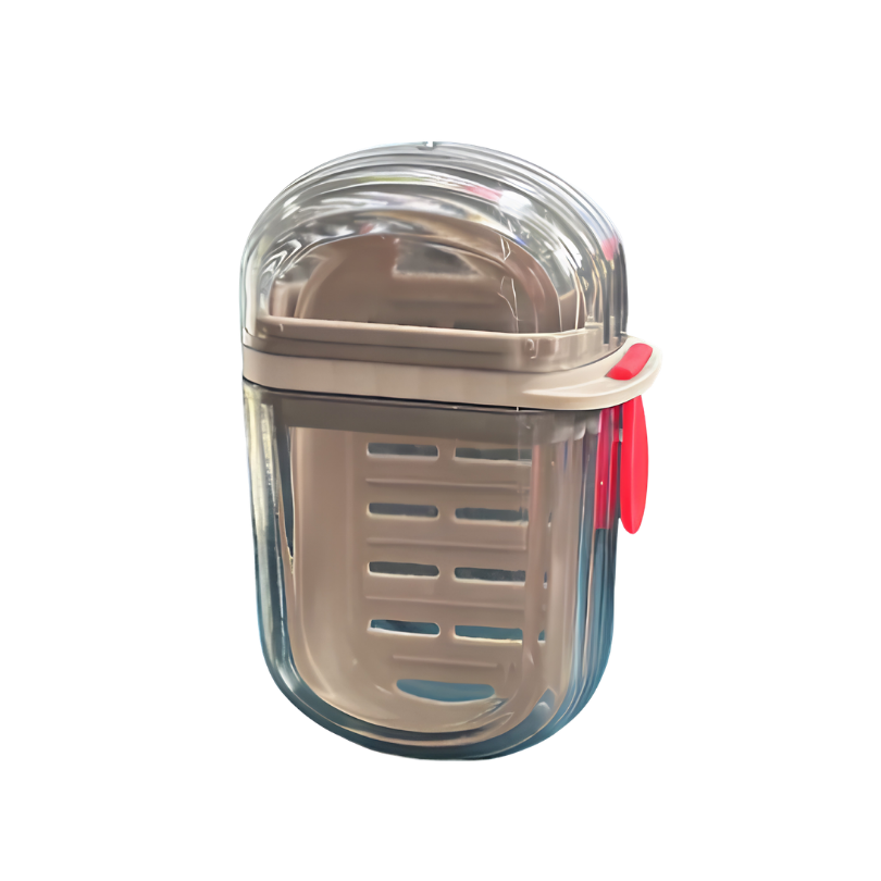 GlideHold® SoapHolder 1+1 GRATIS: Premium Bærbar Rejse Sæbeholder med Drænrende