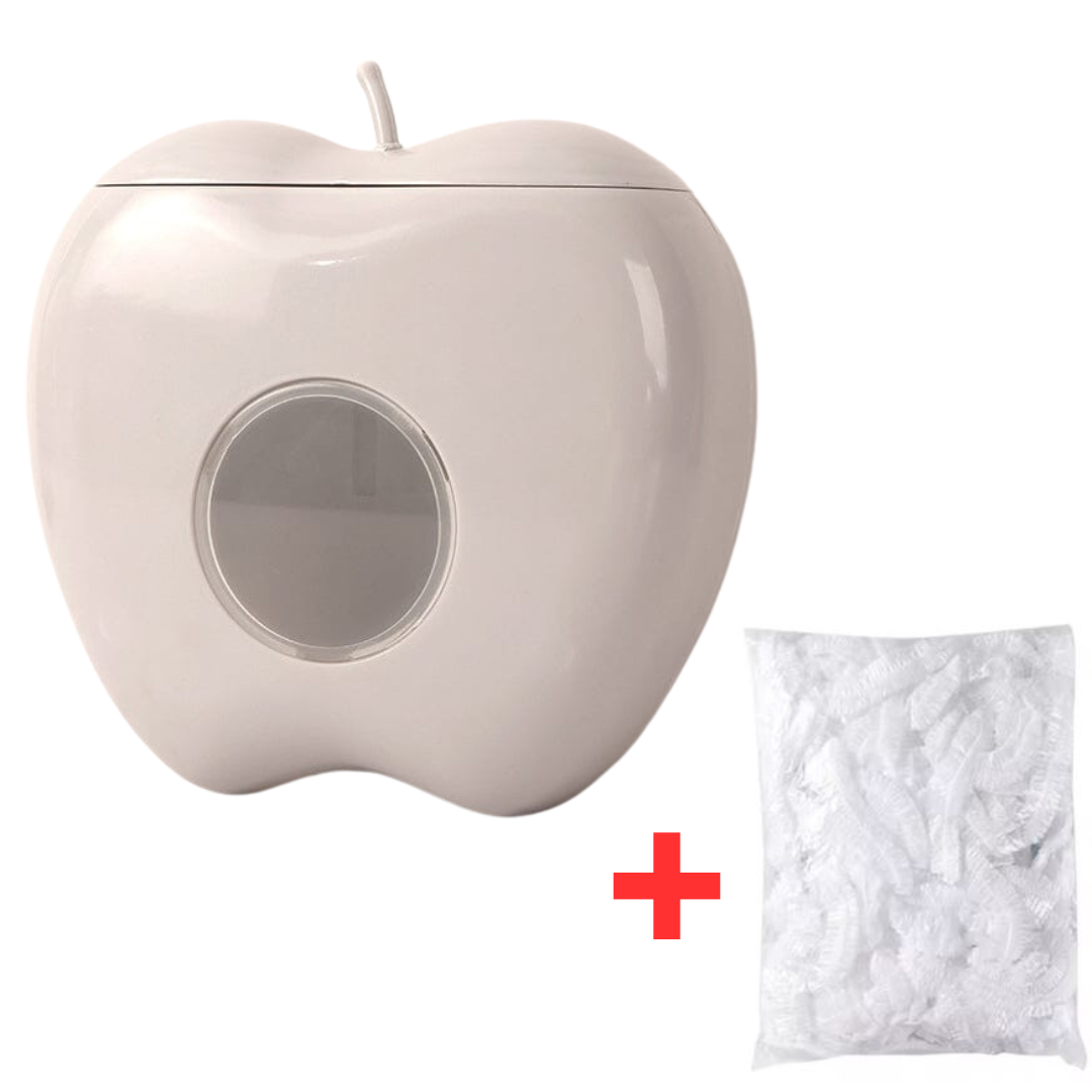 Globetrek° PlasticStorage 1+1 GRATIS (1 Æble Opbevaringsdispenser + 100 Stykker Plastik WrapsGRATIS)