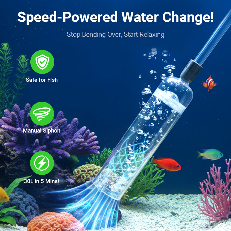 Cleaner Pro° AquariumVacuum: Nem At Bruge Akvarievakuum Vedligeholdelse