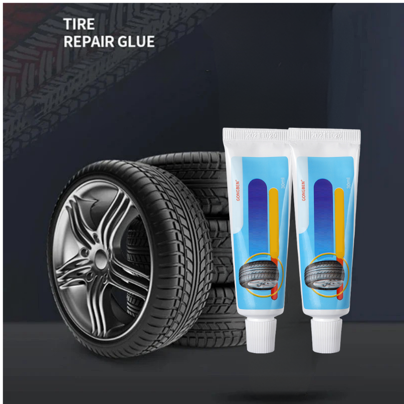 TireFix 1+1 GRATIS: Universel Multifunktionel Dækoverflade Repareringslim
