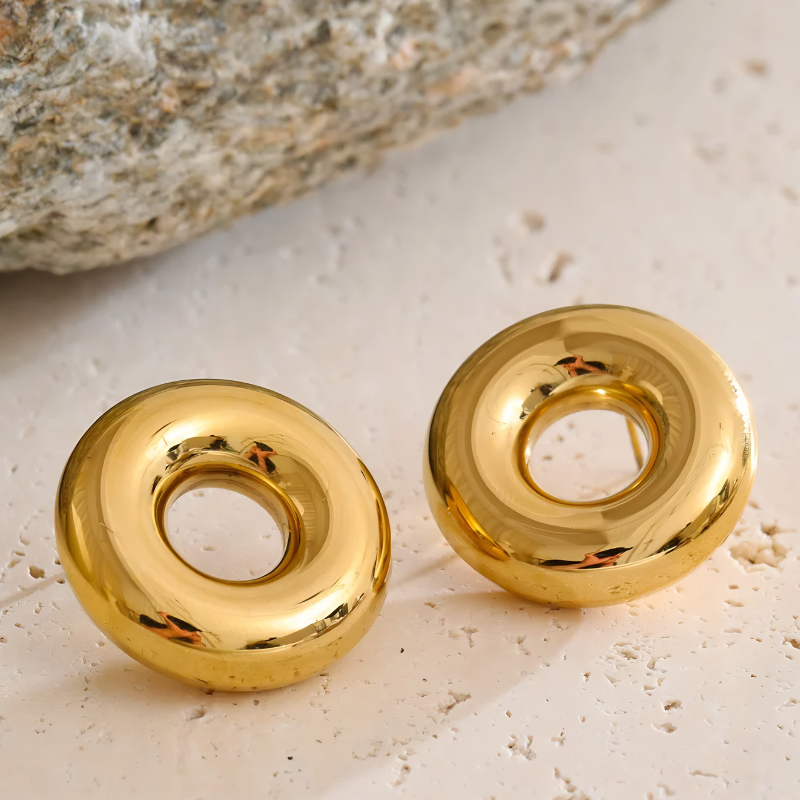 Jewelance™ RoundEarrings 1+1 GRATIS - Moderne Minimalistiske Elegante Runde Øreringe