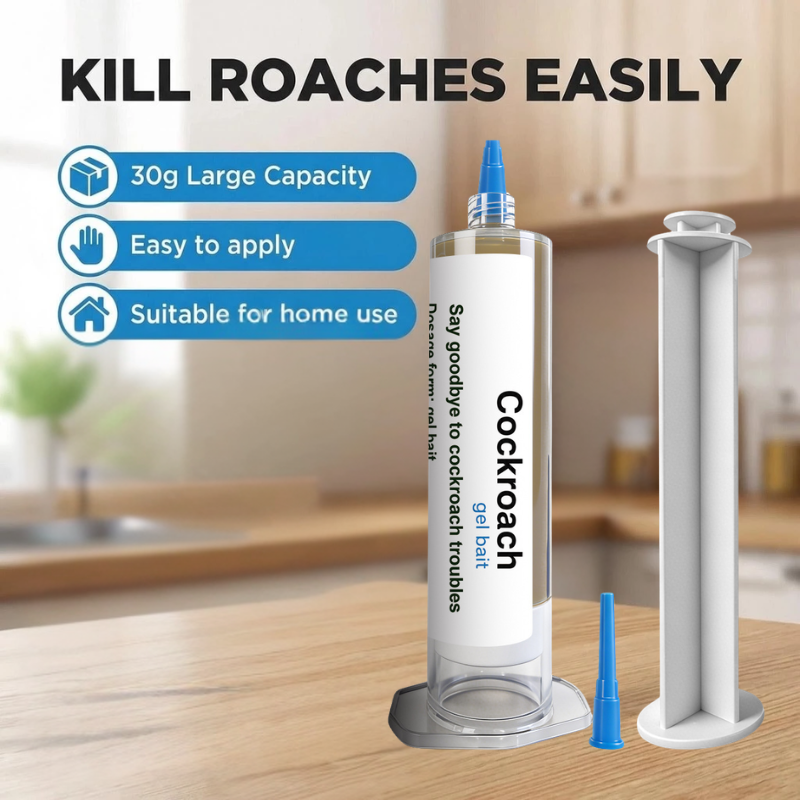CockroachBait 1+1 GRATIS - Kraftfuld Kakerlakdræber Lokkemad Gel