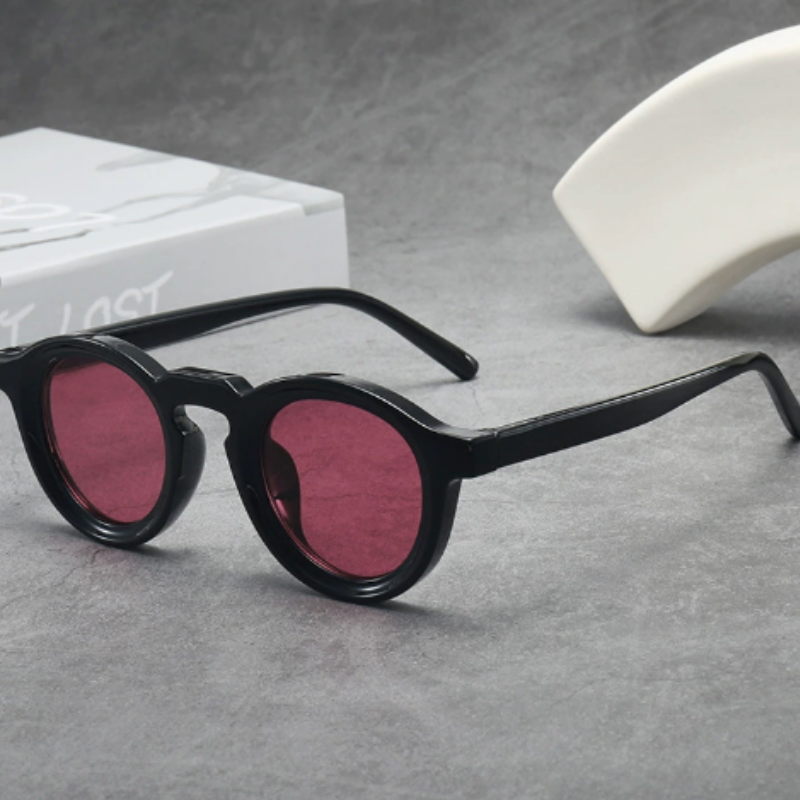RetroSunglasses 1+1 GRATIS - Vintage Rund Ramme Retro Solbriller
