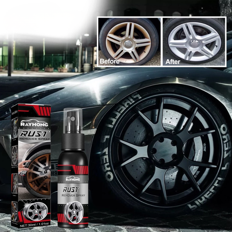 Cleaner Pro° RustSpray: Biler Hurtigvirkende Fjerner Rengøringsrustspray