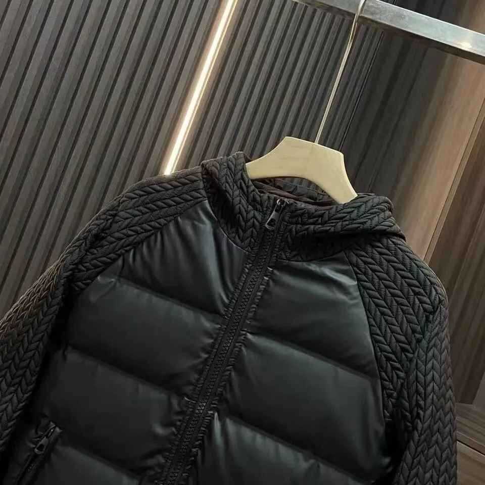 Icone™ WindbreakerJacket: Herre Hætte Polstret Vindjakke Jakke
