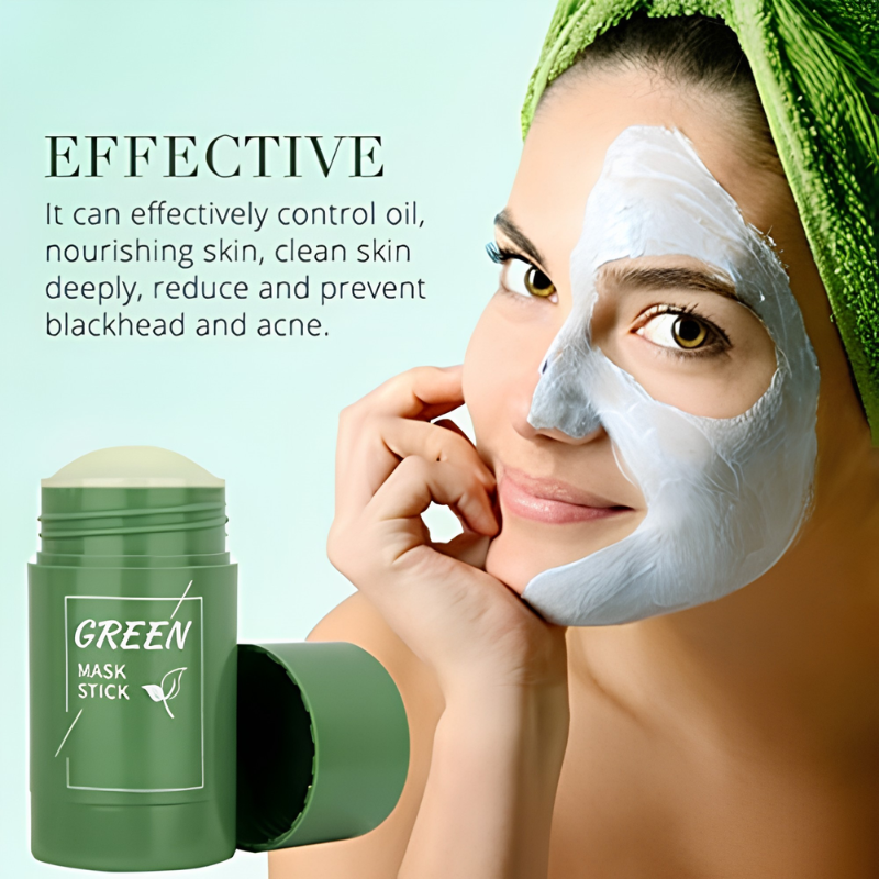 FacialMask 1+1 GRATIS: Rulle Stok Ansigtsrensende Muddermaske