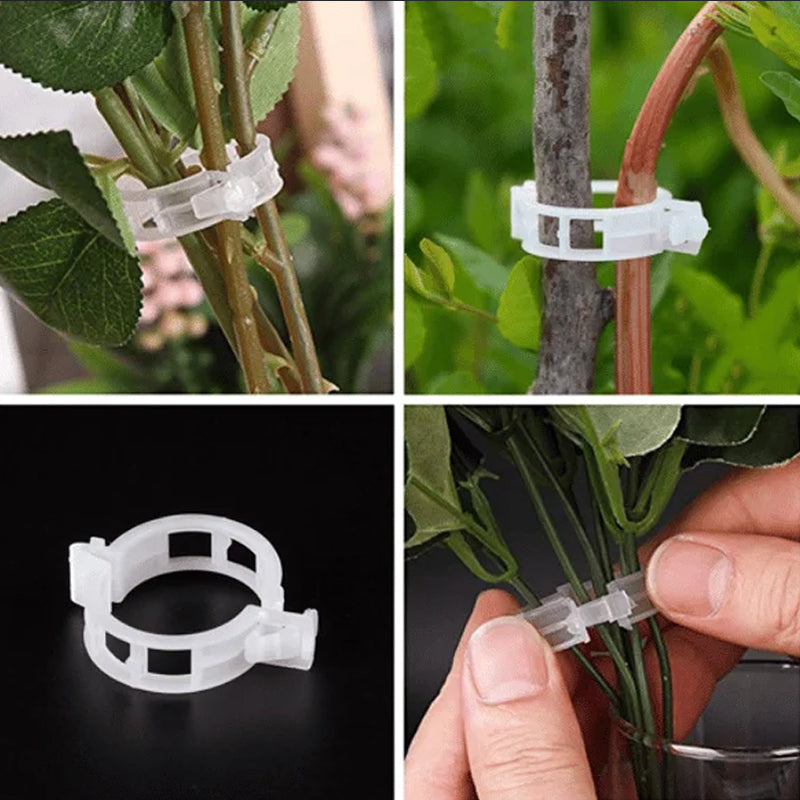 PlantClips - Genanvendelig Plantestøtte Og Fastgørelsesklips