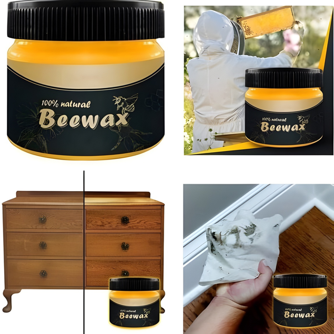WaxPolish 1+1 GRATIS: Universel Møbel Bi Glans Overflade Vokspolish