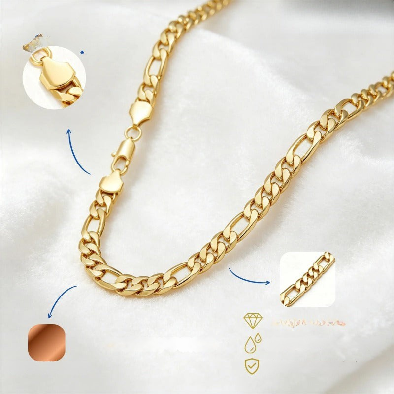 Jewelance™ ClassicNecklace 1+1 GRATIS - Elegant Mode Klassisk Tykkekæde Halskæde
