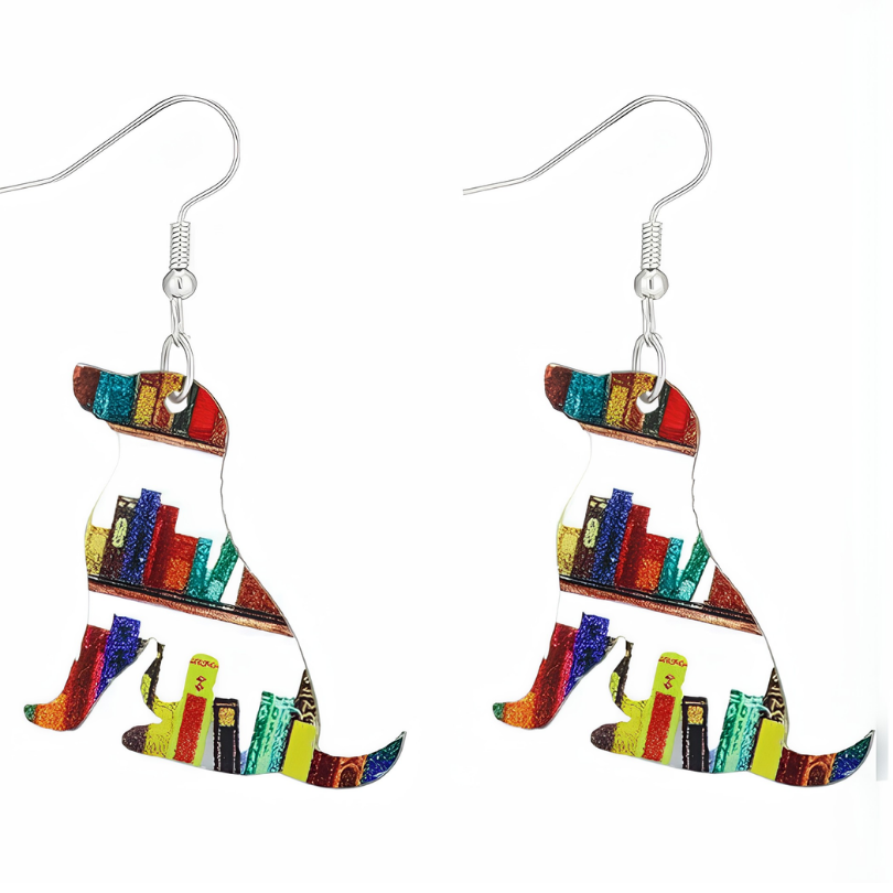 Jewelance™ BookEarrings 1+1 GRATIS: Stilfulde Farverige Retro Bogøreringe