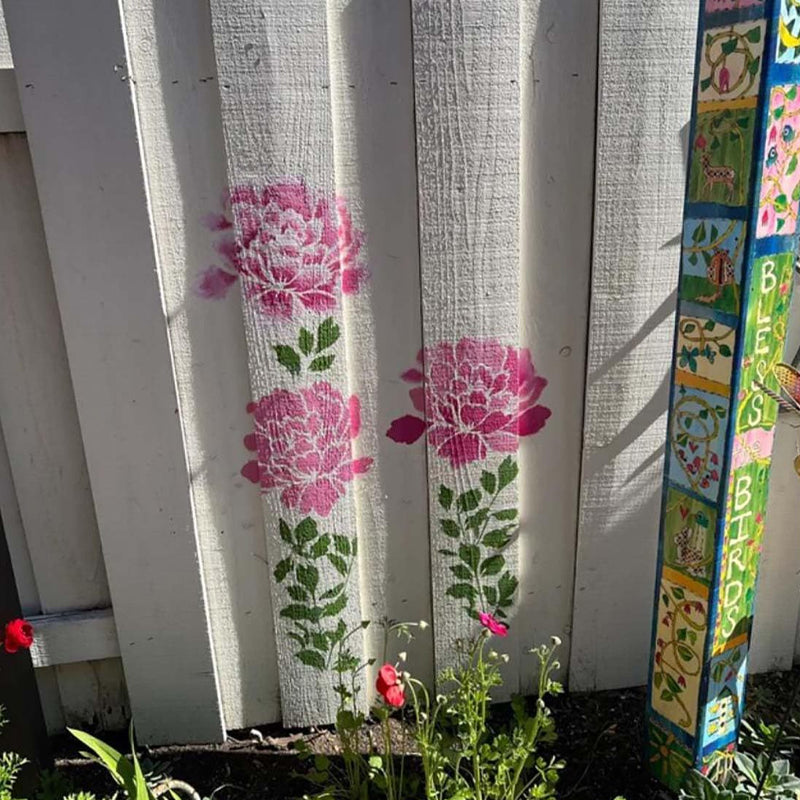 FlowerDecor - DIY Blomster Stencil Dekoration