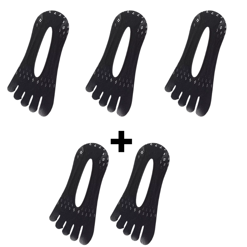 Happy™ FootSocks 2+3 GRATIS - Sømløse Åndbare Tåseparator Fodstrømper