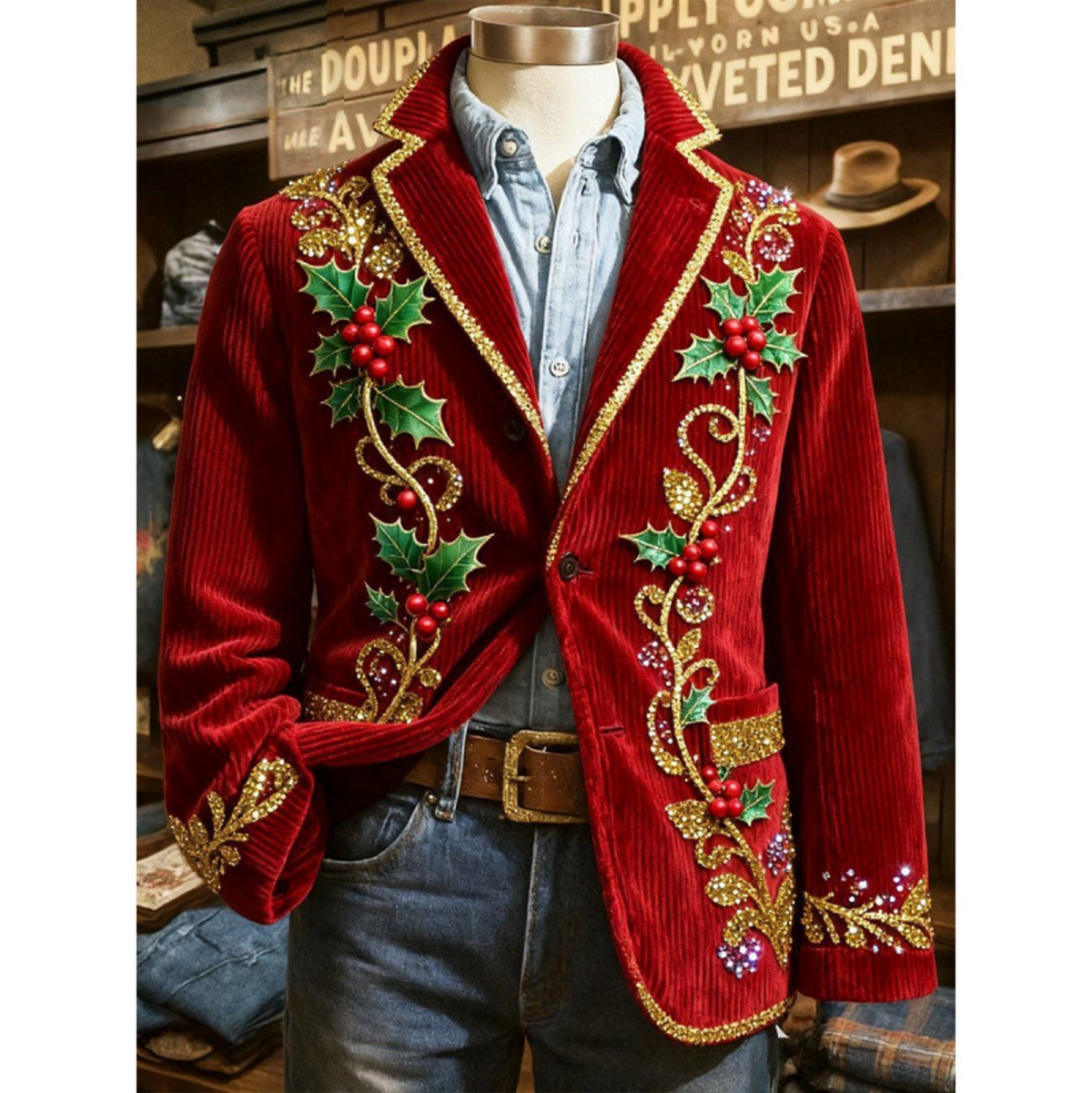 Icone™ VintageJacket: Stilfuld Herre Casual Klassisk Vintage Jakke