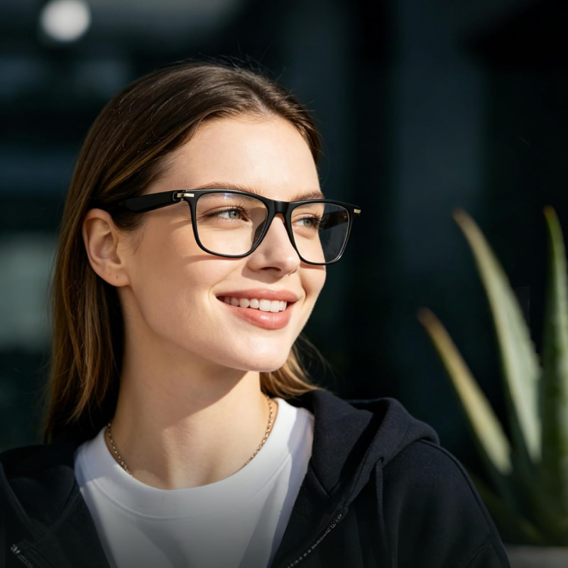 SmartGlasses™ - Multifunktionelle Smarte Livsstilsbærbare Audio- og Oversættelsesbriller