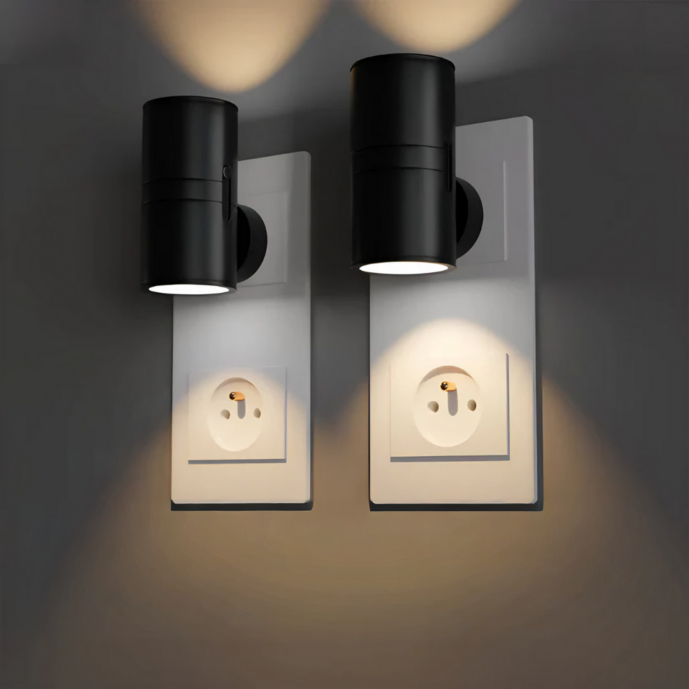 Ledsen™ NightLight: Moderne Bærbar Dæmpbar Plug-In Nat Lys