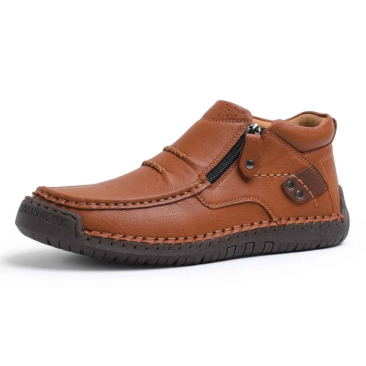 Happy™ ClassyBoots: Mænds Stilfuld Let Slip-On Retro Elegant Støvler