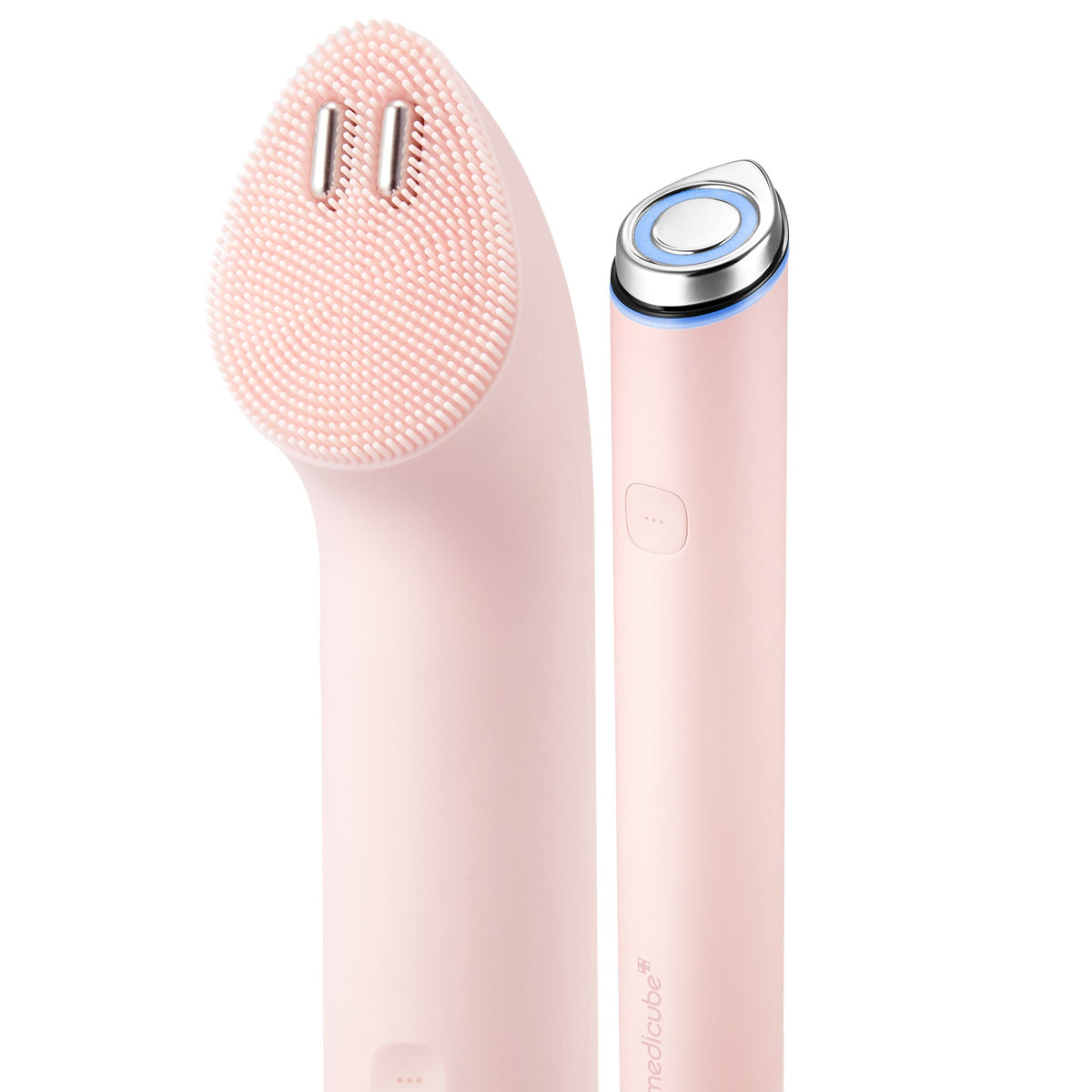 Ansigtsapparat 3-i-1 med rensehoved og ansigtsrulle, 3 LED-tilstande