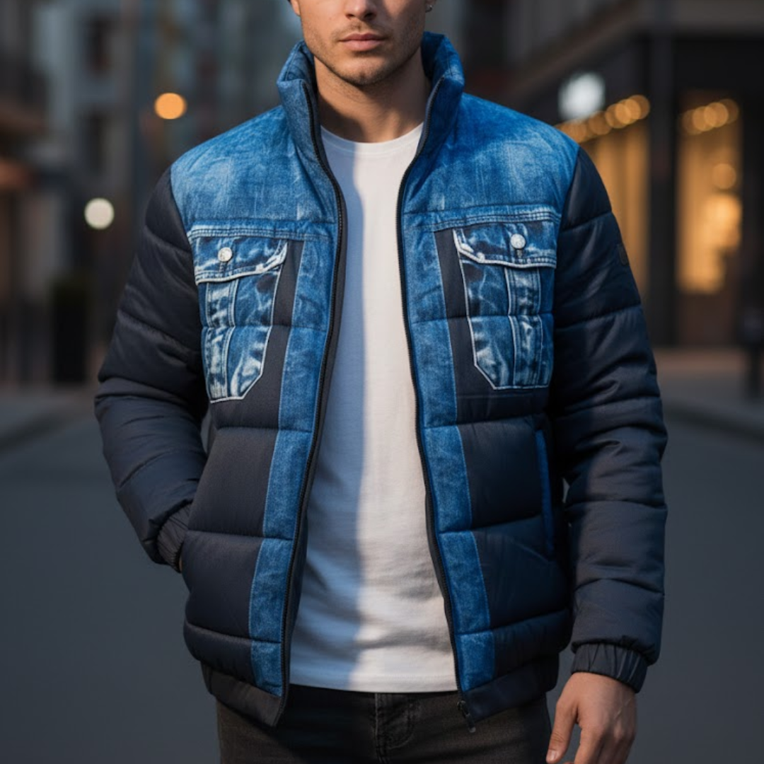 Icone™ ClassicJacket: Præmie Stilig Vintage-Inspireret Denim Formgivning Klassisk Jakke