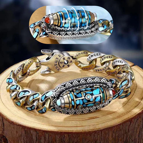Jewelance™ MantraBracelet – Drejeligt Tidløst Symbolsk Mantra Armbånd