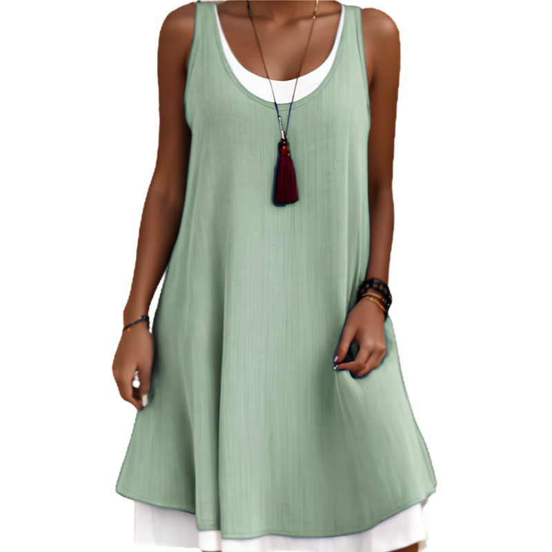 Icone™ EverydayDress - Løs Pasform To-Lags Design Hverdagskjole