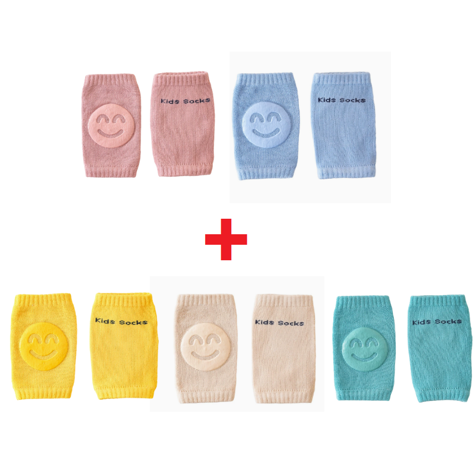 Kletshuts™ CrawlingPads 2+3 GRATIS - Komfortable Bløde Og Skridsikre Krybe Knæbeskyttere til Babyer