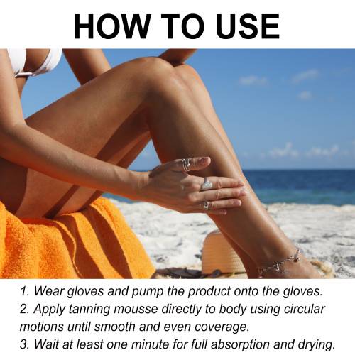 Selvbrunermousse til kroppen