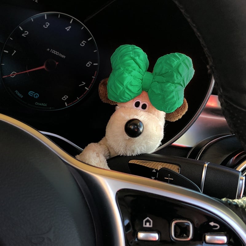 Kletshuts™ PuppyCar 1+1 GRATIS - Sødt Plys Hundehvalp Signal Skifte Legetøj Bil