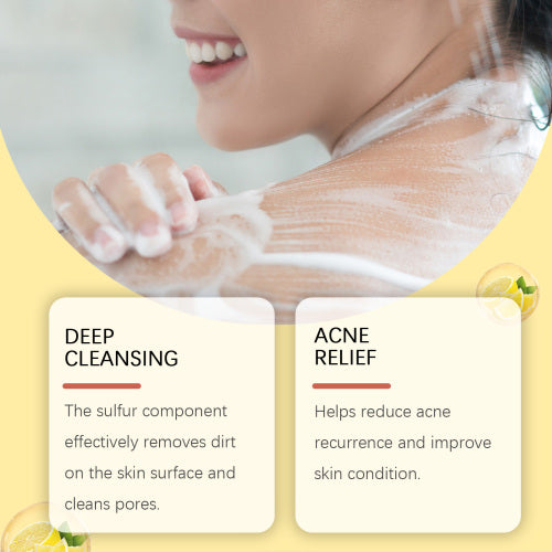 Svovl showergel med citron og aloe