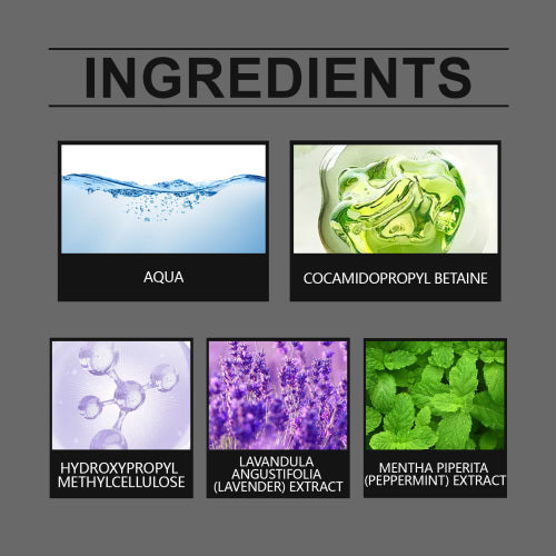 Pebermynte lavendel showergel